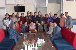 नेपाल फिल्म सोसाइटि द्वारा नारायण प्रधानलाइ बधाई तथा शुभकामना