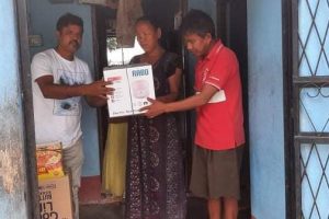 रेवत सुवेदीले गरे दृष्टिविहिनलाई सहयोग