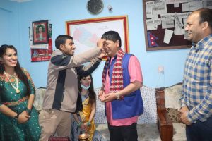 पत्रकारको जन्मदिन सेवा घरमा