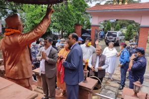 बिपि स्मृति दिवसको अवसरमा गृहमन्त्री द्वारा वृक्षारोपण