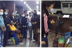 धर्मशालामा अलपत्र कलाकार सुवर्ण श्रेष्ठलाई कलाकार संघले गर्‍यो उद्धार