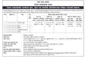 १८ जना जिल्ला न्यायाधीशका लागि विज्ञापन खुल्यो, परीक्षा असोज १२ देखि