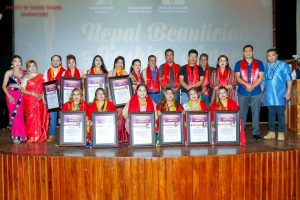 नेपाल ब्युटिसियन एण्ड फेसन अवार्ड भव्यताको साथ सम्पन्न