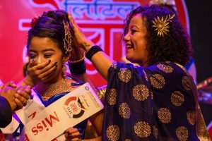 मिस लिटिल नेवाः नेपाल ११४१ को उपाधि आर्या श्रेष्ठलाई