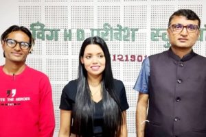 गायिका शान्ती श्री, संगीतकार पोखरेल र गीतकार आचार्यको नयाँ तीज गीत रेकर्ड