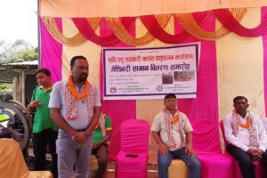 जहदामा ३३ परिवारलाई करिब ३३ लाख बराबरको कृर्षी सामग्री बितरण