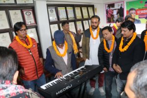 विश्व कीर्तिमानी गितकार डा. डी. आर. उपाध्यायको सङ्गीत क्षेत्रमा पुन: विश्वमै नौलो काम