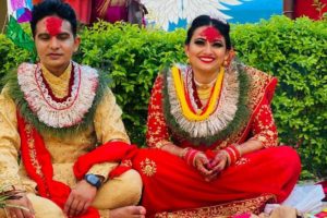 गायक सुनिल गिरीले गरे उदयपुरकी अञ्जुसँग विवाह