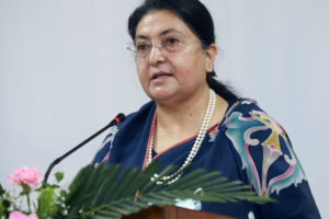 राष्ट्रपति भण्डारीद्धारा २८ माघमा रात्रिभोजको आयोजना