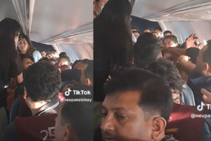 बुद्ध एयरको उडिरहेको जहाजमै यात्रुहरुबीच कुटाकुट (भिडियो सहित )