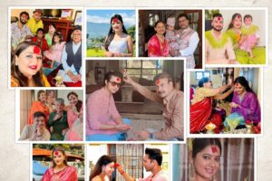 कलाकारले यसरी मनाए दसैं