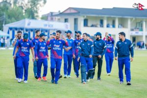क्रिकेटमा नेपालले यूएईलाई ५ विकेटले हरायो