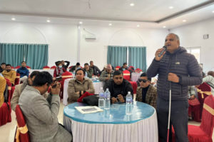 ‘अपाङ्गता भएका व्यक्तिको राजनीतिमा सहभागिता खै?’