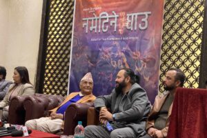 ‘नमेटिने घाउ’ बाट चलचित्रमा डेब्यु गर्दै केपी ओली