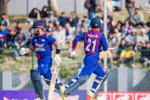 नेपालले आयरल्याण्ड्स उल्भ्सलाई ६ विकेटले हरायो