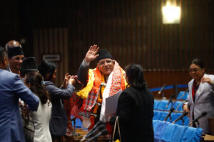 प्रधानमन्त्री प्रचण्डलाई विश्वासको मत प्राप्त