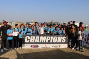 तेस्रो इक्युवालिटि कप महिला क्रिकेट प्रतियोगिताको उपाधि मोरङलाई