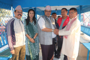 तीर्थयात्रा र अवलोकन भ्रमणमा जाने ज्येष्ठ नागरिकको विदाई