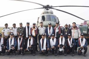 नेपाली सेनाको हिमाल सफाइ टोली स्याङ्गबोचेमा