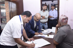 न्यूरोडको आरबी कम्प्लेक्स र पिपुल्स प्लाजालाई कर भुक्तानी र कर विवरण बुझाउन महानगरको पत्र