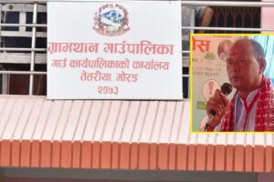 रहेनन ग्रामथान गाउँपालिकाका अध्यक्ष जय प्रकाश गच्छदार