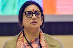 स्मृति इरानी पराजयन्मुख