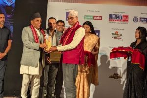 दाेस्राे केन्द्रबिन्दु प्लस टु एजुकेसन एक्सिलेन्स अवार्डबाट पोखरिया मावि, विराटनगर सम्मानित