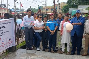 रानी नाका निर्माण गरिएको हेल्थ डेस्क भवनको उद्घाटन