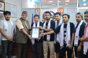 अन्तर्राष्ट्रिय द भर्चुल ब्याटल अफ ब्याण्डस् प्रतियोगिताका विजेतालाई सम्मान