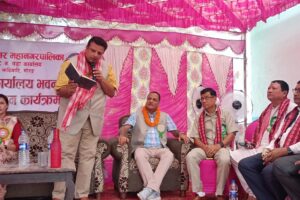 विराटनगर वडा नम्बर १८ को नवनिर्मित भवनको उद्घाटन
