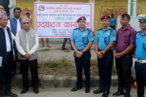 सडक सुशासनका लागि ट्राफिक लाइट जडान