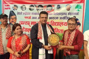 खेलकुदका माध्यमबाट जस्तोसुकै शक्तिशाली मुलुकलाई परास्त गर्न सकिन्छ ः मेयर कोइराला