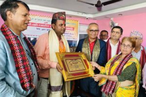 पत्रकार बाबुराम भण्डारी जनार्दन मैनाली स्मृति पत्रकारिता पुरस्कारबाट पुरस्कृत