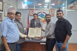 मेयर कोइरालाको उपस्थितिमा मन्टेश्वरीका लागि सम्झौता