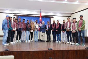 जनकपुर बोल्ट्सलाई प्रधानमन्त्रीको सम्मान