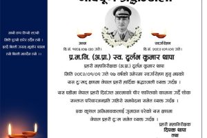 पूर्वप्रहरी महानिरीक्षक थापाको निधन