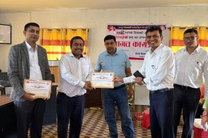 नेपाल निजामती कर्मचारी संगठनको रक्तदान  कार्यक्रम सम्पन्न