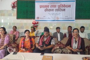 गैसस मोरङको आयोजनामा प्रस्ताव लेखन तालिम सुरु
