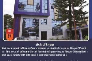 नेप्से परिसूचक आठ अङ्कले घट्यो