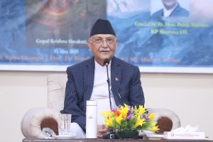 मानवीय जीवन र पृथ्वीको भविष्य जोगाउन मिलेर काम गर्नुपर्छः प्रधानमन्त्री