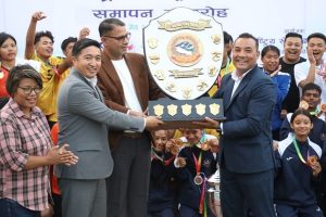 १५ औं राष्ट्रपति रनिङ सिल्ड खेलकुद प्रतियोगितामा बागमती प्रदेश च्याम्पियन