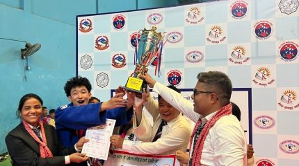 कोशी प्रदेश स्तरीय जुडो प्रतियोगिताको उपाधि सोलुखुम्बुलाई
