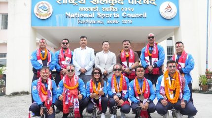 नेपाललाई पदक दिलाउने शारीरिक सुगठन टोलीलाई राखेपको स्वागत