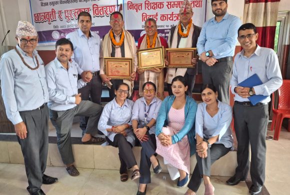 पोखरिया माविद्वारा ७ लाख ६४ हजार बराबरको छात्रवृत्ति वितरण