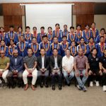 साफ यू–२० महिला च्याम्पियनशिप खेल्न बङ्गलादेश जाने नेपाली टोलीको बिदाइ