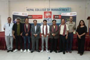 कृतिश नेपाल कलेज अफ म्यानेजमेन्टको ब्रान्ड एम्बेसडर