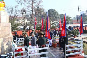प्रधानमन्त्री कार्कीबाट सहिदप्रति श्रद्धाञ्जली अर्पण