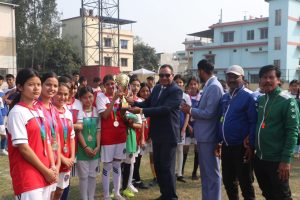 एभरेष्ट अन्तर हाउस फुटबल टुर्नामेन्टः सुमन,आयुष र आश्ना बने प्लेयर अफ द टुर्नामेन्ट